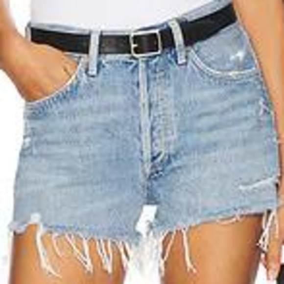 AGOLDE Pants - AGOLDE Parker Vintage Cut Off Short in Swapmeet